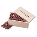 Chocolate Covered Almonds in Wooden Collector's Box